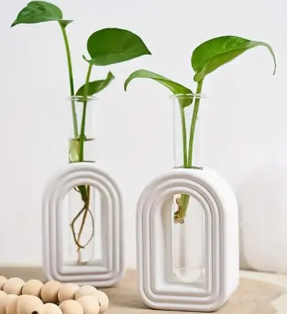 Arched Vase Silicone Mould + Test Pipe Planter 2 Silicone Moulds : Arched Vase Silicone Mould (Includes x1 Tube) (AVM)