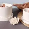 Silicone Mould : Dual-Size Cylindrical Flower Pots Silicone Mould (DZFP)