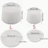 Silicone Mould : Dual-Size Cylindrical Flower Pots Silicone Mould (DZFP)