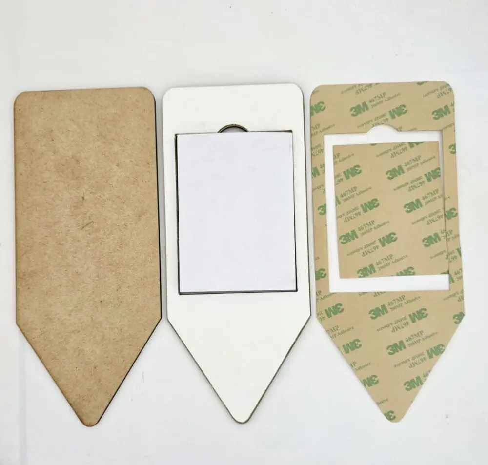 DIY Blank Laser Sublimation Blanks : DIY Sublimation MDF Teacher Pencil Note Pad (10cm Wide by 24cm Long)
