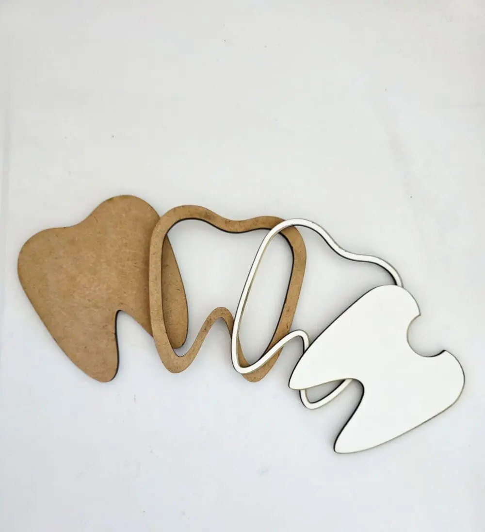 DIY TOOTH BOX Laser Sublimation Blanks : DIY Sublimation MDF Tooth Box