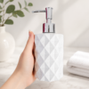 Diamond_SLD_5_3 Silicone Mould : Dual Cylinder Diamond Soap & Lotion Dispenser or Diffusor Silicone Mould (SLD_05)