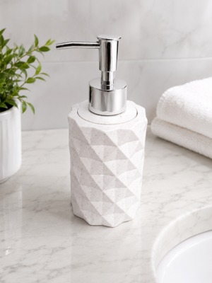 Diamond_SLD_5_8 Silicone Mould : Dual Cylinder Diamond Soap & Lotion Dispenser or Diffusor Silicone Mould (SLD_05)