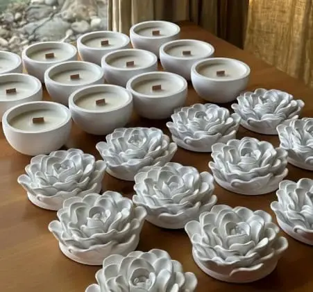 Silicone Mould : Rose Flower Container Silicone Mould (FCC)