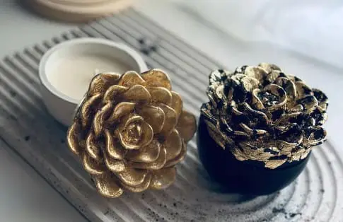 Silicone Mould : Rose Flower Container Silicone Mould (FCC)
