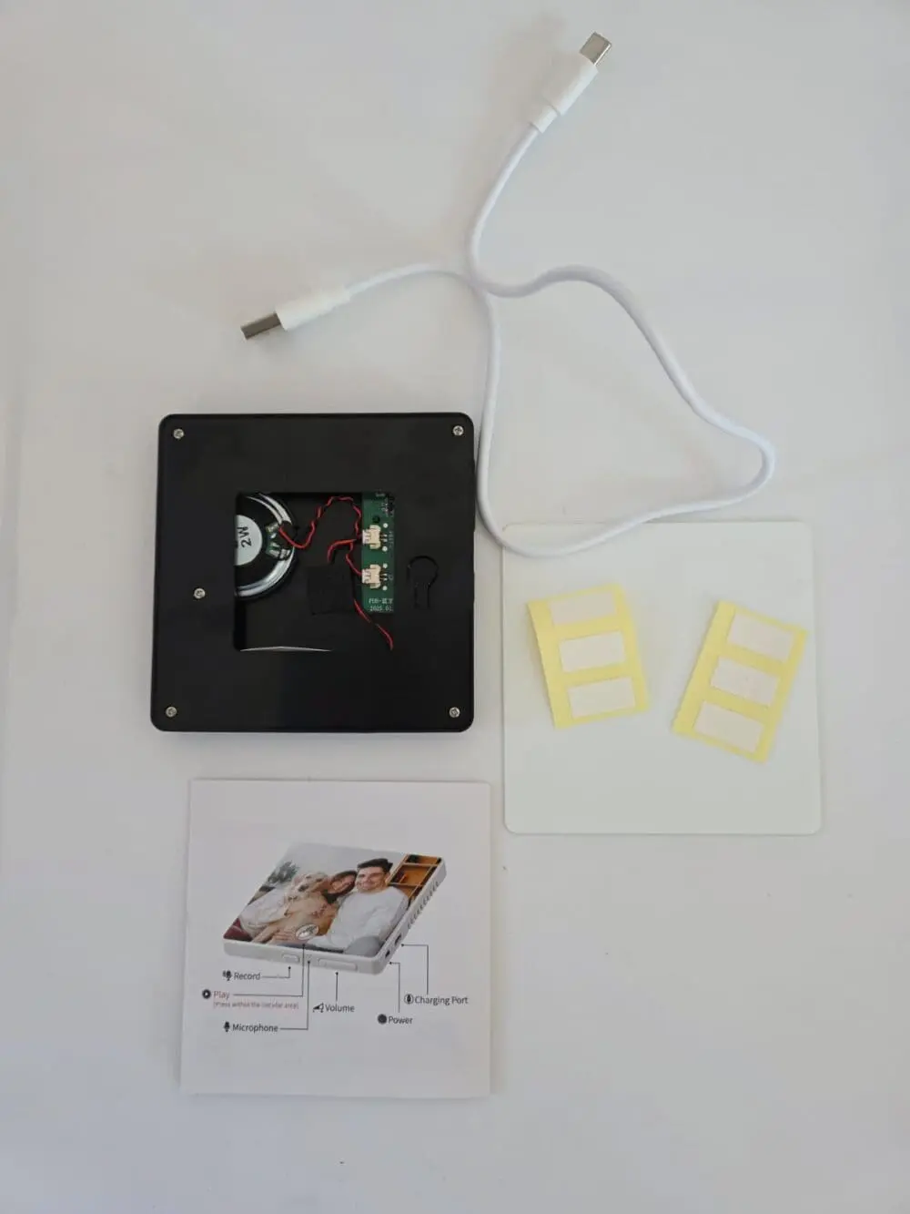 Sublimation Blanks : USB Bluetooth Black Blank Glass Music Fridge Magnet
