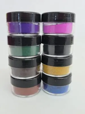 GypsogemPowder_Sets Epoxy Art : Set of Gypsogem Pigment Iron Oxide Powder (8 colours)