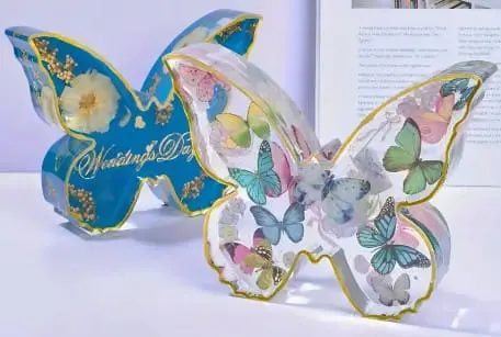 Large Butterfly Resin Silicone Mould Silicone Mould: Large Butterfly Silicone Mould (BUTF-L12)