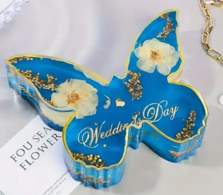 Large Butterfly Resin Silicone Mould 3 Silicone Mould: Large Butterfly Silicone Mould (BUTF-L12)
