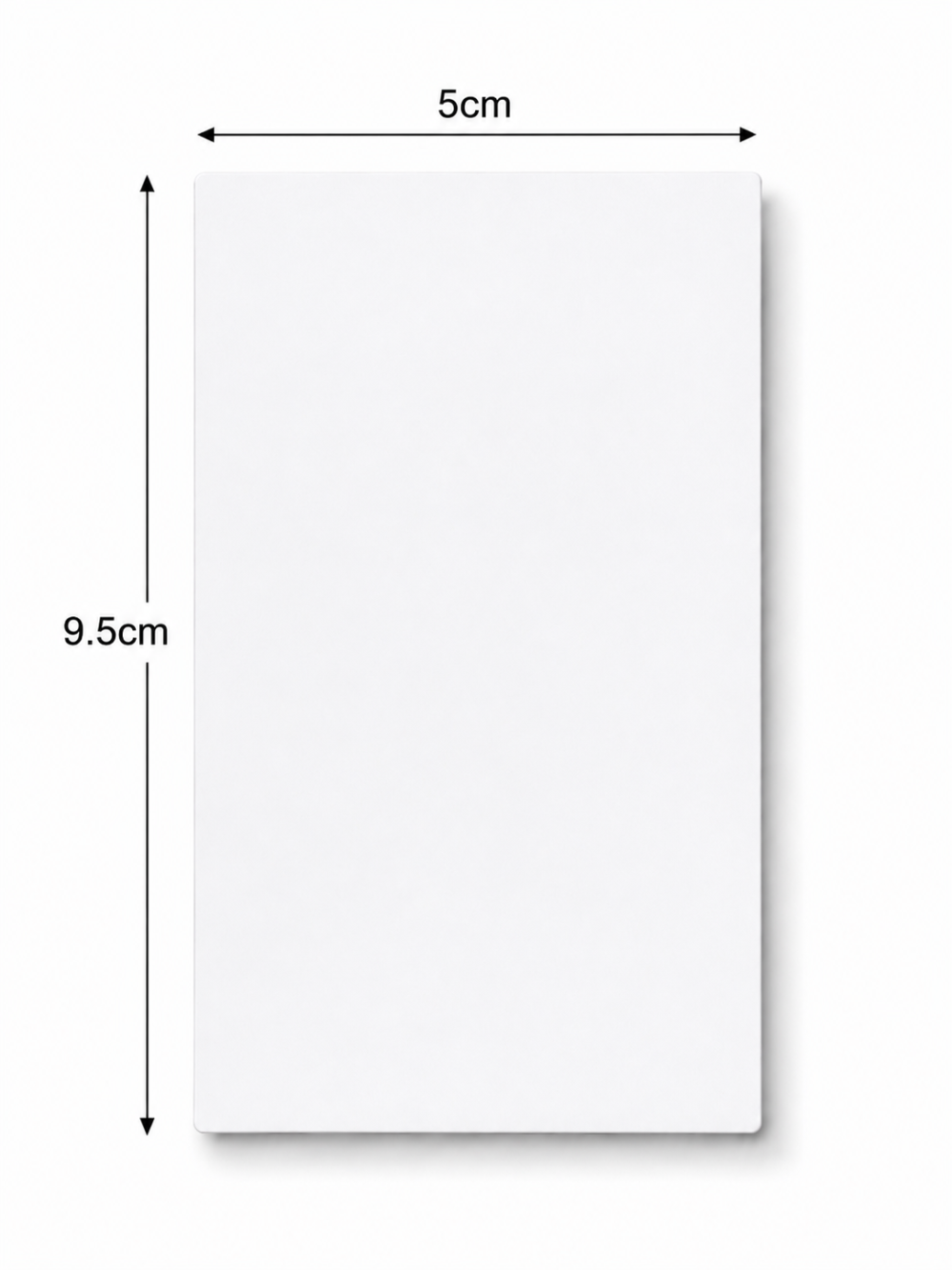 Magnet Rectangle 5 by 9.5cm_2 UV DTF : Rectangle 5cm by 9.5cm Direct Print to Magnets