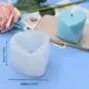 Silicone Mould : Rotating Heart-Shaped Mould (RHSM)