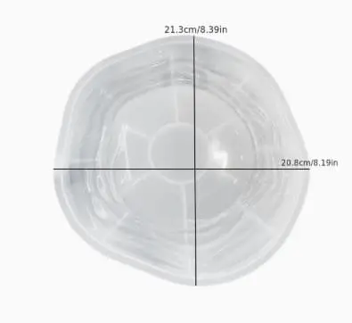 Round Wave Pattern Tray Silicone Mould Silicone Mould : Round Waves Silicone Tray Mould (RWSM)