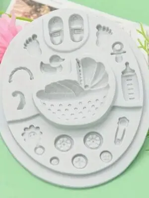 Silicone Mould: Silicone Baby Themed Mould (BTM)