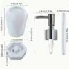 Silicone Mould : Rhombus Soap & Lotion Dispenser or Diffusor Silicone Mould (SLD_04)