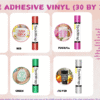 Teckwrap : Sparkle Adhesive Vinyl (30 by 30cm)