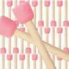 20pcs Round Sponge Paint Brush Arts & Craft : Round Sponge Paint Brush (Pack of 5)