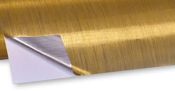 Sublimation Blanks :  PET Gold & Silver Printable Vinyl Sticker Paper (Compatible for Inkjet & Laser)