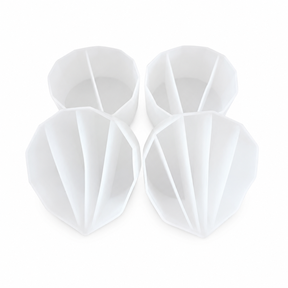 Arts & Craft : 4 pcs Reusable Silicone Pouring Split Cups