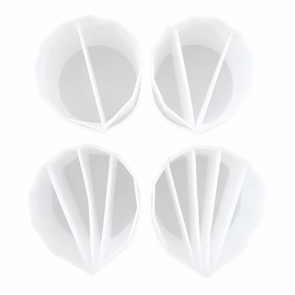 Arts & Craft : 4 pcs Reusable Silicone Pouring Split Cups