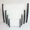 Curved L All Laser Blanks : 3mm CLEAR Acrylic Boards with Curved 6mm Black Melamine Sides (Portrait and Landscape)