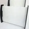 Curved_ A3_P_L Laser Blanks : 3mm CLEAR Acrylic Boards with Curved 6mm Black Melamine Sides (Portrait and Landscape)