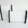 Curved_ A5_P_L Laser Blanks : 3mm CLEAR Acrylic Boards with Curved 6mm Black Melamine Sides (Portrait and Landscape)