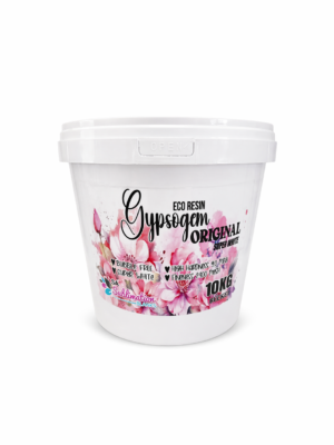 GO_10kg Gypsum Eco Resin : 10kg Gypsogem Eco Resin Original Powder SUPER WHITE in a bucket