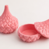 Silicone Moulds : 2 Piece Geometric Storage Jar & Lid Silicone Mould (Geo98)