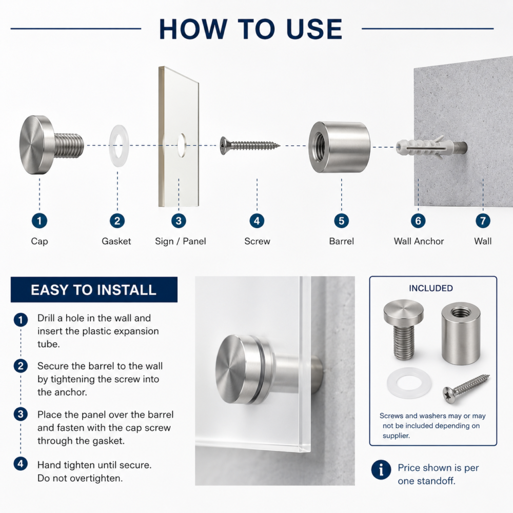 How To use a Stand off Laser Consumables : Standoffs