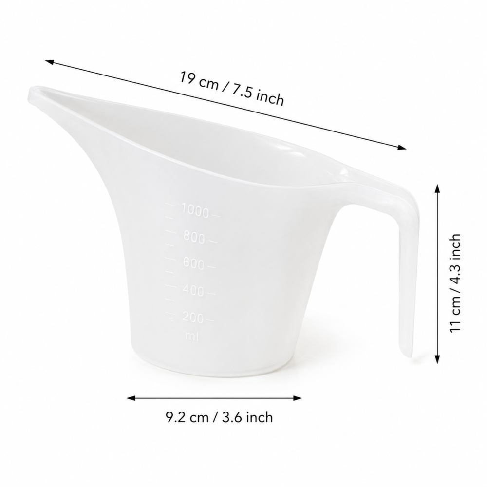 Arts & Craft: 1l Measuring Jugs With Long Spout