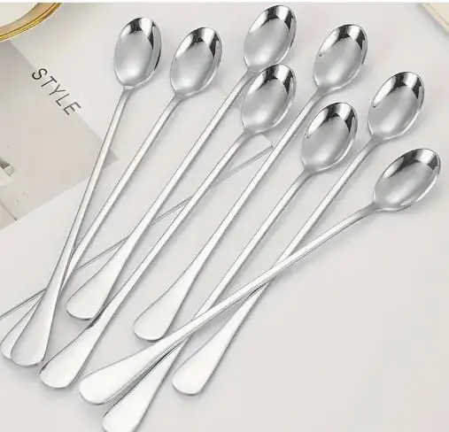 Stainless Steel Long Handle spoons Arts & Crafts: Individual Stainless Steel Long Spoon