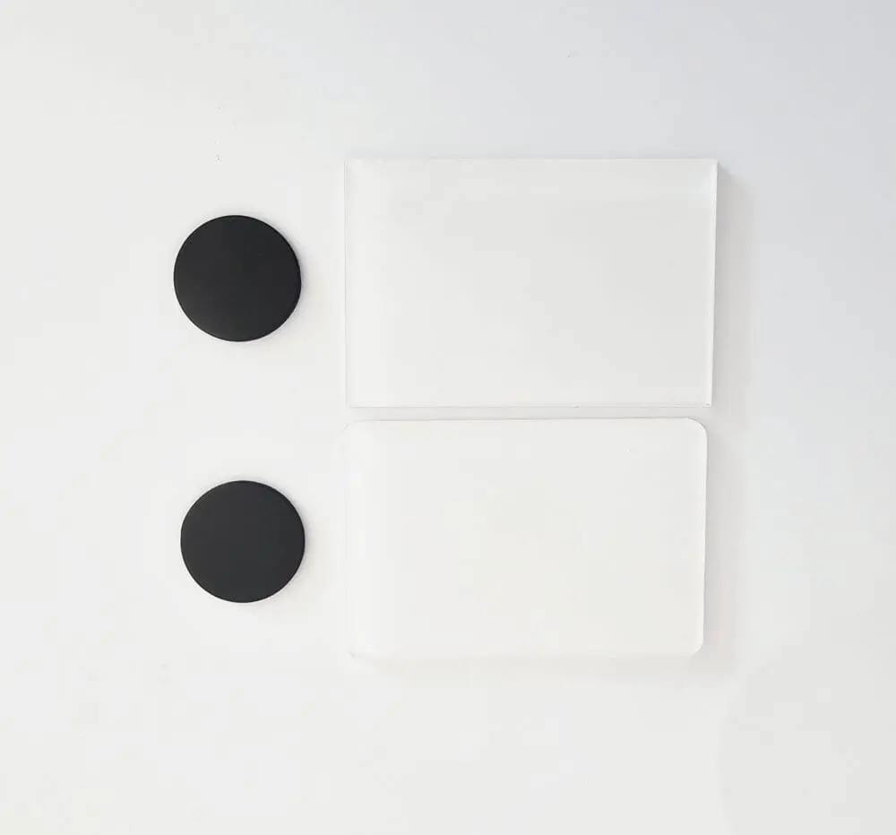 Subli_acrylic_FM_6by9cm Laser Sublimation Blanks : 3mm Subli-Acrylic RECTANGLE Fridge Magnet (6 by 9cm)