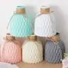 Silicone Mould : 1 piece Bohemian Styled Water ripple vase Silicone Mould (WRV)
