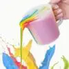 Silione Split Jug 500ml Arts & Crafts : 5 Channel 500ml Silicone Split Pouring Cup with Handle (Chasp)
