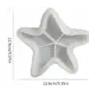 Silicone Moulds : Scallop Star Shell Silicone Mould (Sc01)