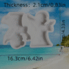Silicone Mould : 3D Angel Set Silicone Mould (3DAng2Pc)