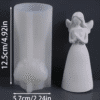 Silicone Mould : Angel Hugging Heart Silicone Mould (AngHRT)