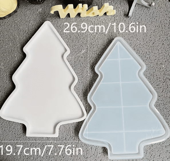 Christmas Tree Mould Sizing Silicone Mould : Christmas Tree Shaped Tray Silicone Mould (CTSM)