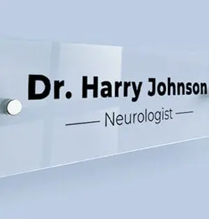3D UV Print : Direct Print Name Plate (27 by 10.7cm)