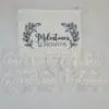 Milestone_1_12month_White UV DTF : Baby Milestone Gift Set 1 to 12months Hexagon Discs in White UV Print (with or without storage bag)