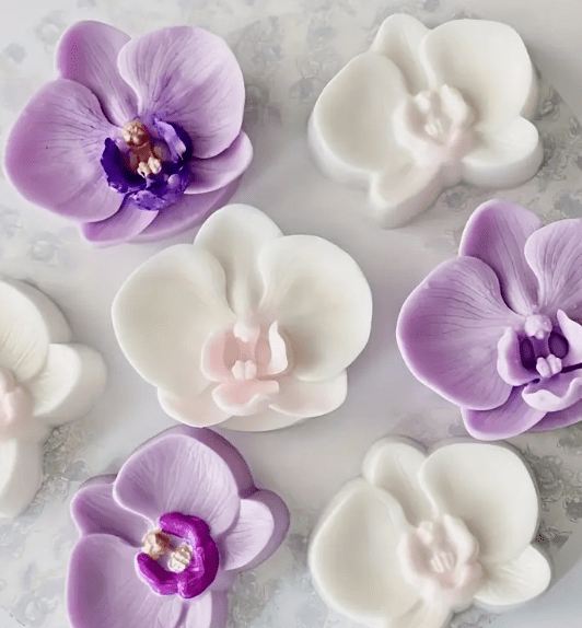 Orchid3 Silicone Mould : Phalaenopsis Orchid Flower Silicone Mould (PhlOrc)