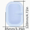 Oval Shaped Soup Tray Sizing Silicone Mould : Soap Tray Silicone Moulds (2 Designs)
