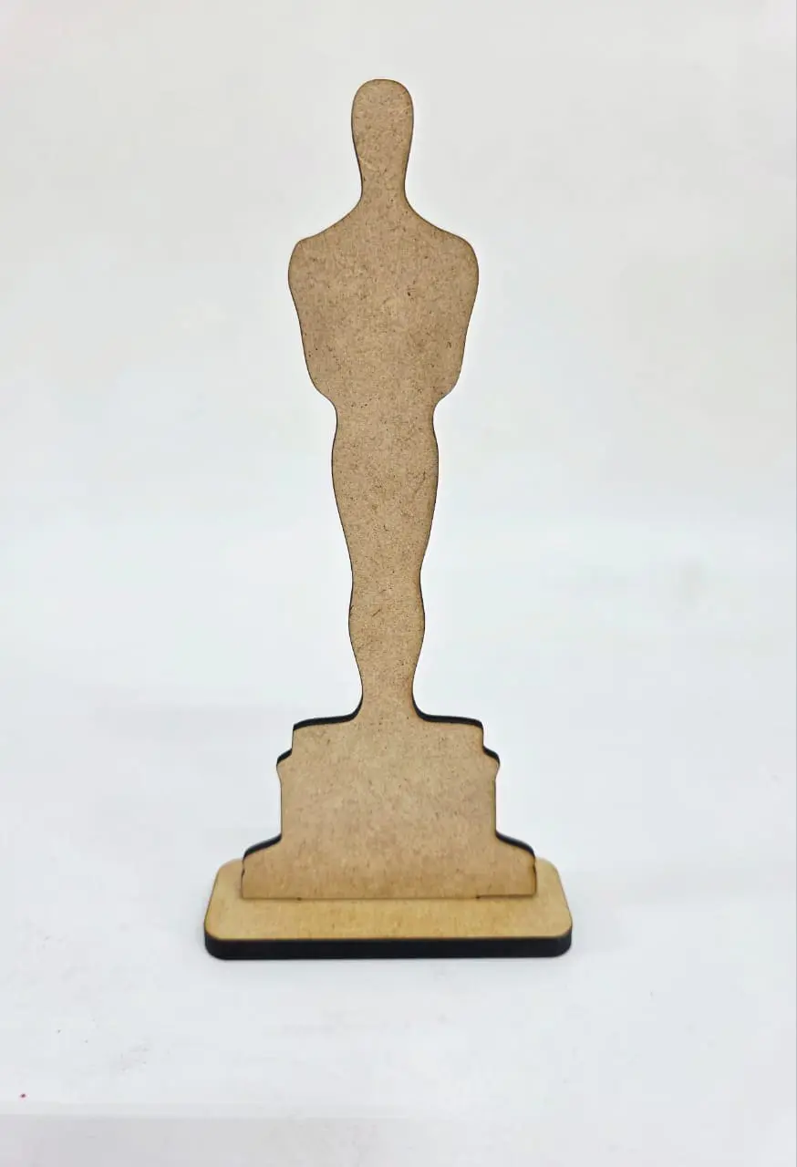 Plain MDF Laser Sublimation Blanks : Oscar Trophy Award (various options)
