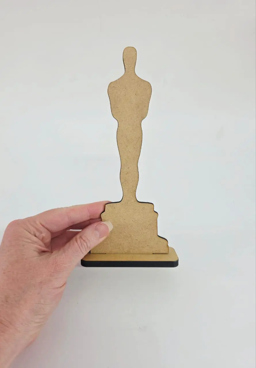 PlainMDF Sizing Laser Sublimation Blanks : Oscar Trophy Award (various options)