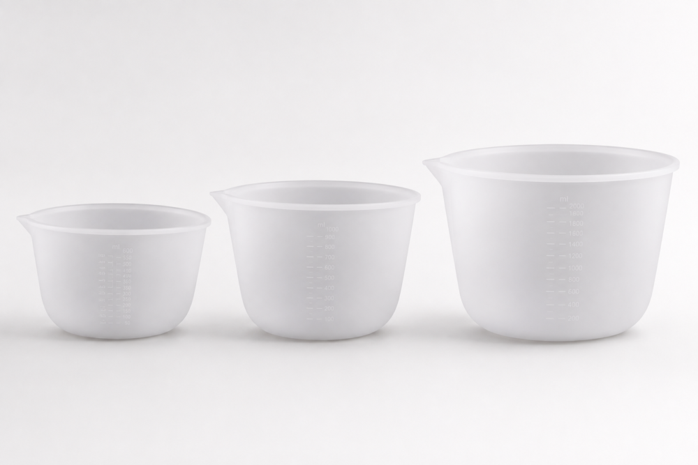 SiliconeJugs Arts & Crafts : Silicone Mixing Jug (600ml; 1L & 2L)