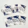 Stregnth Cermaic Coaster4 Personalised Gifting : Square Ceramic 6 Piece Coaster Set with theme floral print with "She Blooms with Strength Proverbs 31:25"