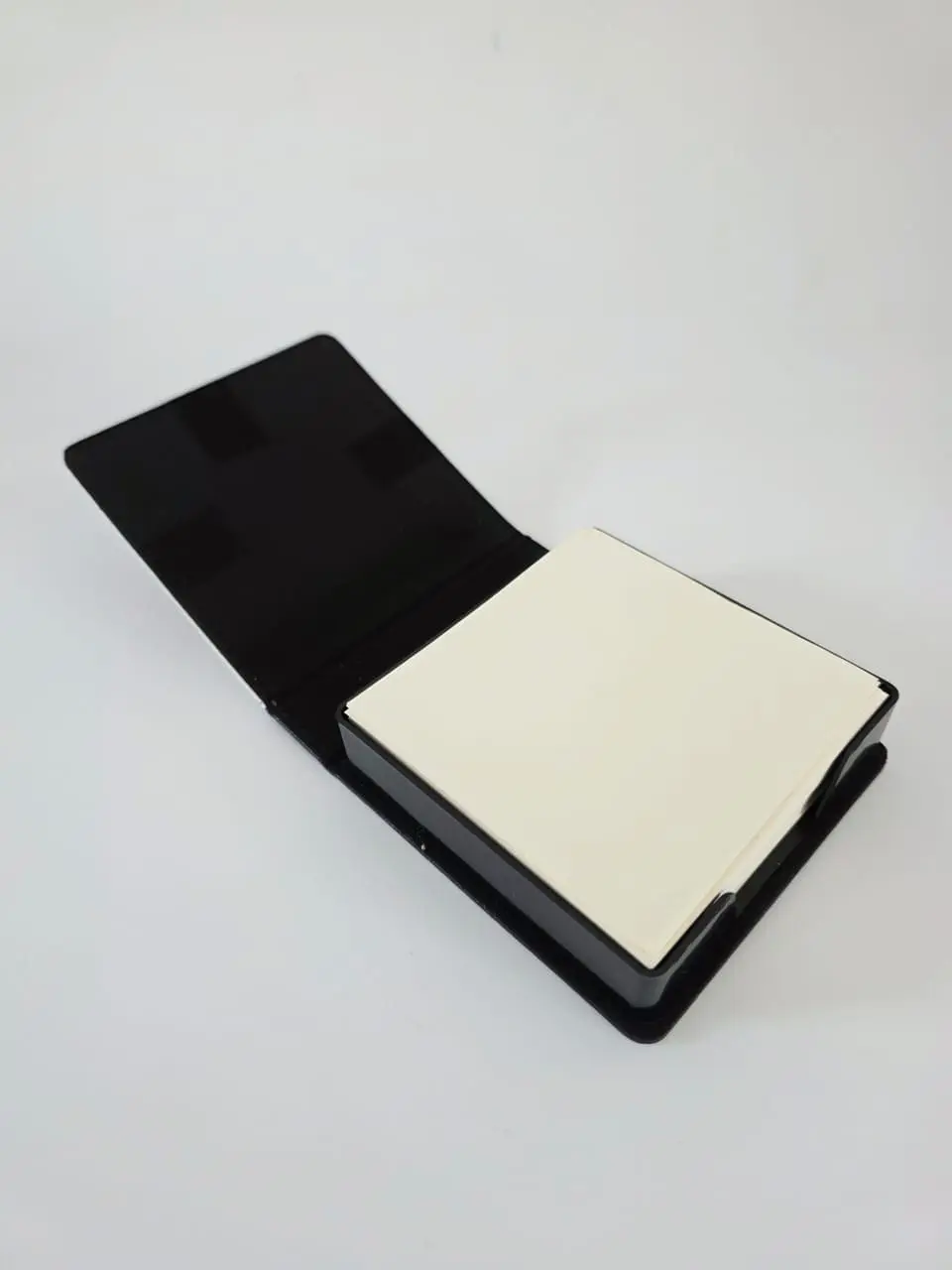 Stregnth SquareMemo3 Personalised Gifting : Square PU Leather Memo Pad with theme floral print with "She Blooms with Strength Proverbs 31:25"