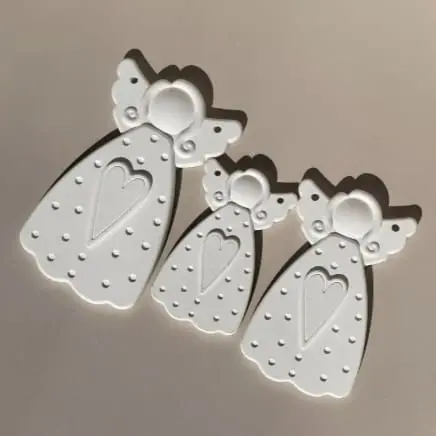 3 Piece Hanging Angel Ornament Siilicone Mould Set (3Pc Set_Ang_Hang) 3 Silicone Mould : 3 Piece Hanging Angel Ornament Siilicone Mould Set (3Pc Set_Ang_Hang)