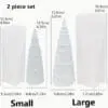 3D 2Piece Christmas Tree (3D_2Pc_CT) 4 Silicone Mould : 3D 2Piece Christmas Tree (3D_2Pc_CT)