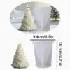 3D Love Tree 2 Silicone Mould : 3D Love Christmas Tree with Hearts (3DLove)